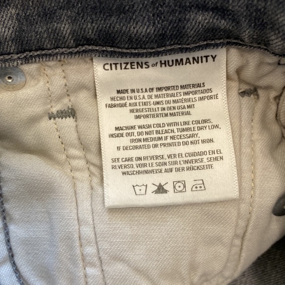 Citizen of Humanity Harlow High Rise Slim Jeans size 23 - Picture 8 of 14